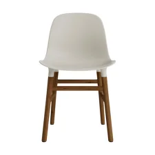 Židle Form Walnut, light grey