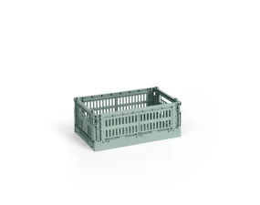 Úložný box Colour Crate Small, sage green