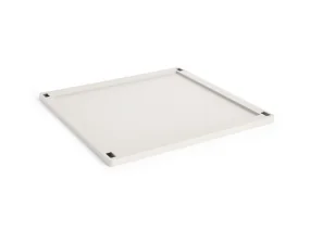 Plastové víko Colour Crate Medium Square/Cube, off-white