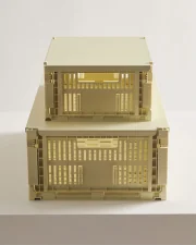 Úložný box Colour Crate Medium Square, light yellow