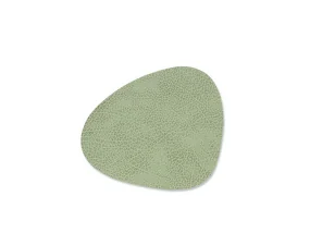 Podložka pod skleničku Curve Hippo, olive green