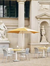 Slunečník Terrazza Hexagon, off-white and ochre