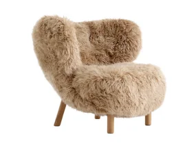 Křeslo Little Petra VB1, oak/sheepskin Honey