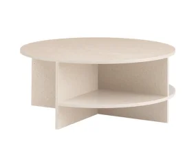 Konferenční stolek Halves, light taupe Terrazzo