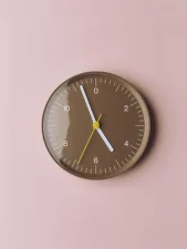Nástěnné hodiny Wall Clock, brown