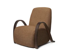 Křeslo Buur Raw Bouclé, tan