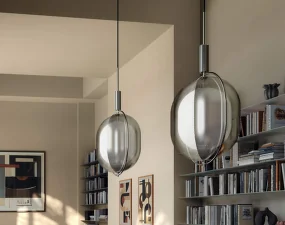 Závěsné svítidlo Pearl, chrome