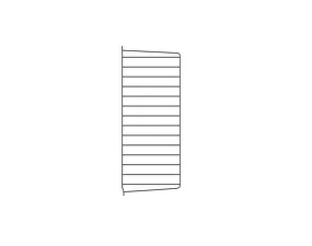 Nástěnný panel String Wall 75 x 30, dark brown