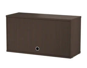 Komoda String Cabinet with flip door, dark oak