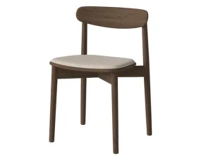 Jídelní židle Merge Dark Oak, beige
