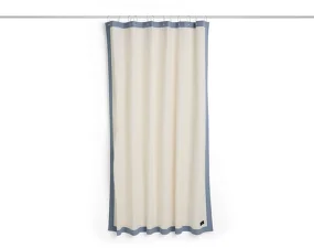 Sprchový závěs Outline, cream and blue