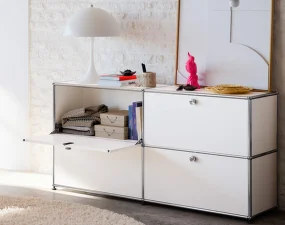 Komoda USM Haller E2, pure white