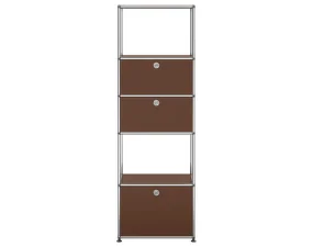Policová sestava USM Haller M52, brown