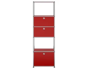Policová sestava USM Haller M52, ruby red