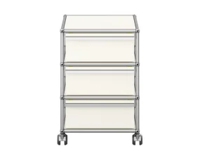Zásuvkový kontejner na kolečkách USM Haller M26, pure white