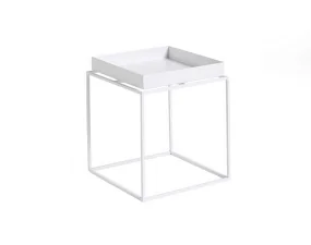 Stolek Tray Table 30x30, white