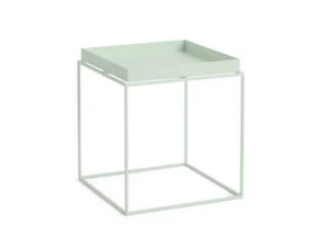 Stolek Tray Table 40x40, soft mint