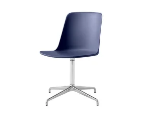 Kancelářská židle Rely HW11, polished aluminium / midnight