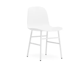 Židle Form Steel, white