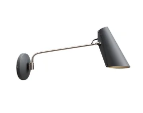 Nástěnná lampa Birdy Swing, grey