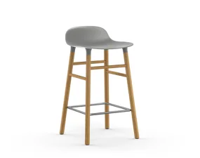 Barová židle Form 65 cm Oak, grey