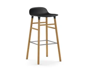 Barová židle Form 75 cm Oak, black