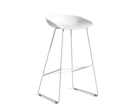 Barová stolička AAS 38 High Steel, white