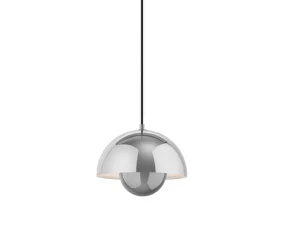 Závěsná lampa Flowerpot VP1, chrome-plated