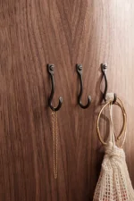Sada háčků Curvature Hooks, black brass