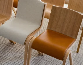 Židle Ready polstrovaná, natural oak/Hallingdal 200