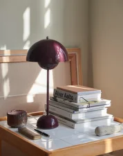 Stolní lampa Flowerpot VP3, tangy pink