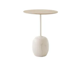 Odkládací stolek Lato LN8, oak/crema diva marble
