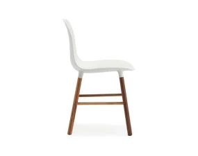 Židle Form Walnut, white