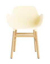 Židle Form s područkami Oak, cream