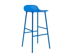 Barová židle Form 75 cm Steel, bright blue