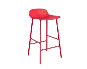 Barová židle Form 65 cm Steel, bright red