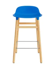 Barová židle Form 65 cm Oak, bright blue