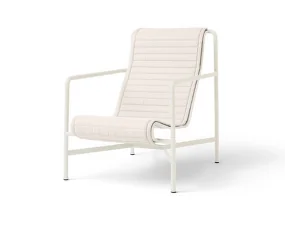 Textilní podsedák Palissade Lounge Chair High quilted cushion, cream white