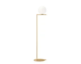 Stojací lampa IC F1, brass