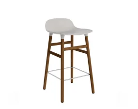 Barová židle Form 65 cm Walnut, warm grey
