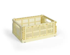 Úložný box Colour Crate Medium, light yellow