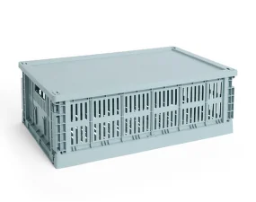 Plastové víko Colour Crate Large, dusty blue