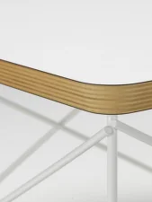 Occasional Table LTR HPL, white / white