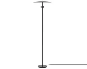 Stojací lampa Reflection, black lacquered aluminium