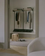 Policová sestava Wardrobe Shelf 2, white/white