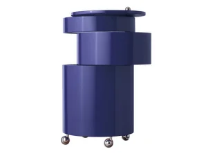 Stolek Barboy, glossy deep blue