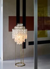Stojací lampa Fun 1STM, brass