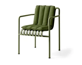 Prošívaný podsedák Palissade Dining Armchair Soft Quilted Cushion, olive