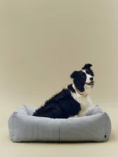 Psí pelíšek Dogs Bed Zip L, blue and white stripe