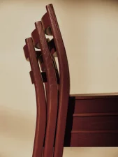 Jídelní židle Boda, red brown